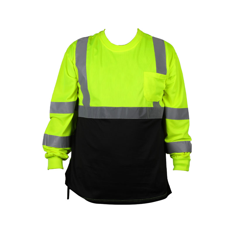 High Visibility Safety T-Shirt With Long Sleeve